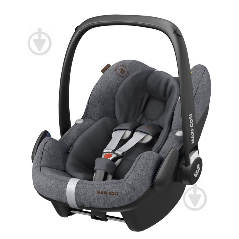 Автокресло Maxi-Cosi Pebble Pro Luxe (Twillic Grey) темно-серый 8799370300 - фото 1