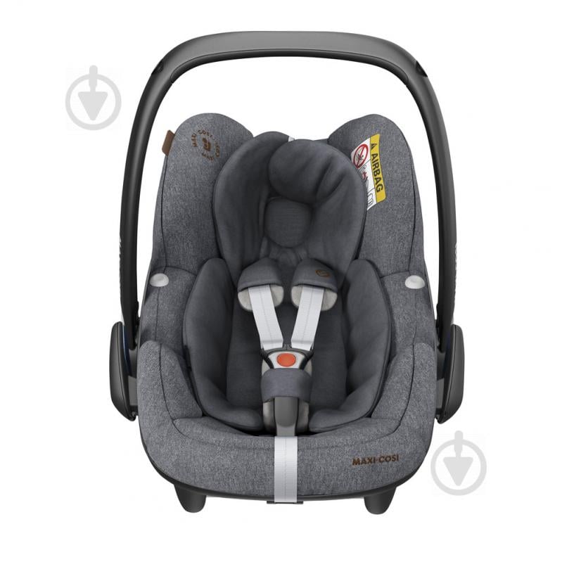 Автокресло Maxi-Cosi Pebble Pro Luxe (Twillic Grey) темно-серый 8799370300 - фото 3