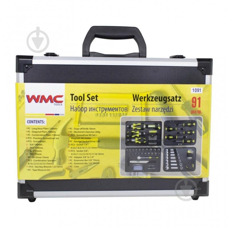 Набір ручного інструменту WMC TOOLS 91 шт. WT-1091 - фото 17