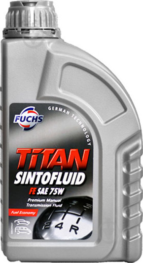 Мастило трансмісійне Fuchs TITAN SFLUID FE 75W 1 л (TITAN SFLUID FE75W GL4 1L) - фото 1