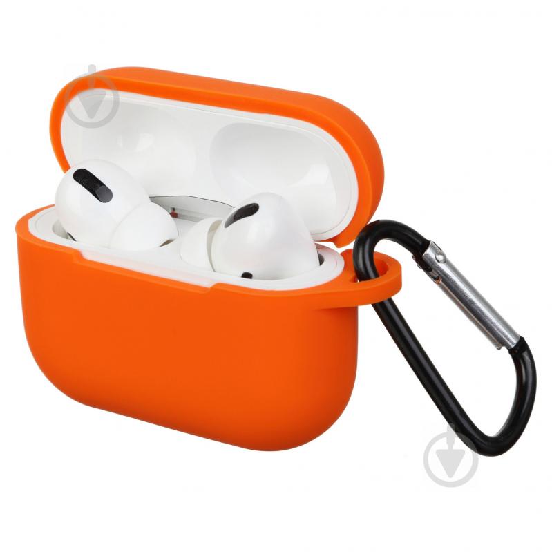 Чехол для наушников Armorstandart Silicone Case для Apple Airpods Pro orange ARM56088 - фото 1