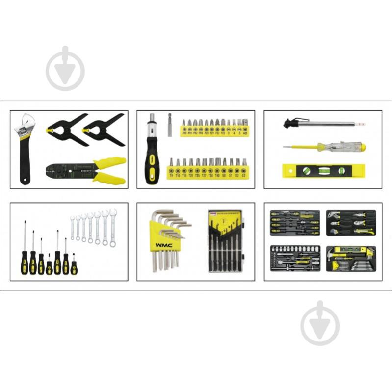 Набір ручного інструменту WMC TOOLS з візком 257 шт. WMC257 - фото 7