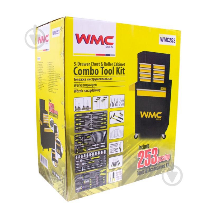 Набір ручного інструменту WMC TOOLS з візком 253 шт. WMC253 - фото 3