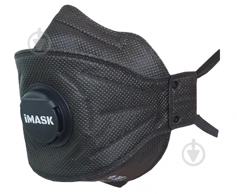 Респиратор iMASK 2V FFP2 NR D (Black) - фото 1