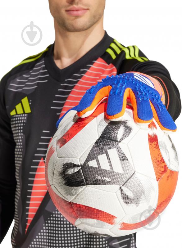 Воротарські рукавиці Adidas PREDATOR LEAGUE IX3860 8 синій - фото 6