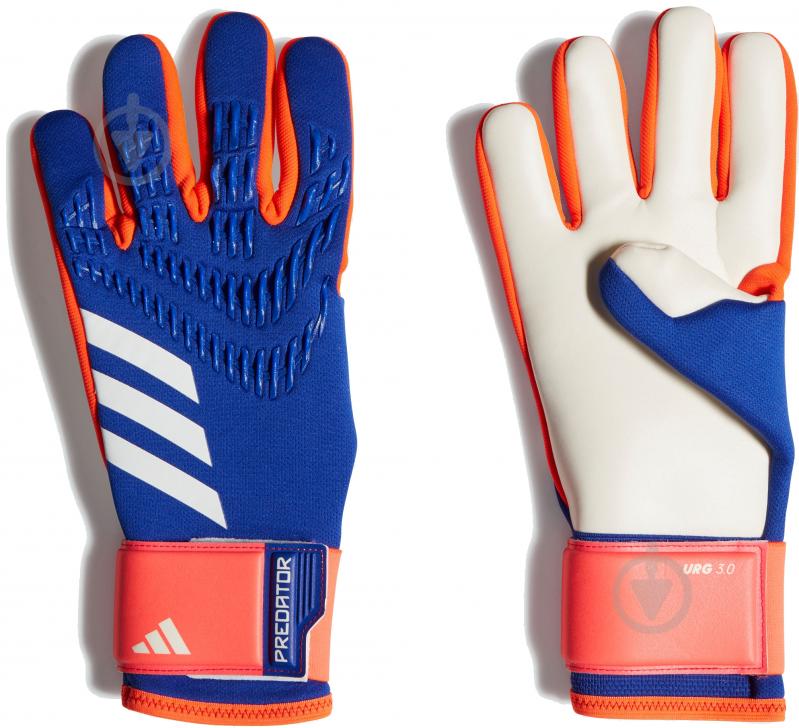 Воротарські рукавиці Adidas PREDATOR LEAGUE IX3860 8 синій - фото 1