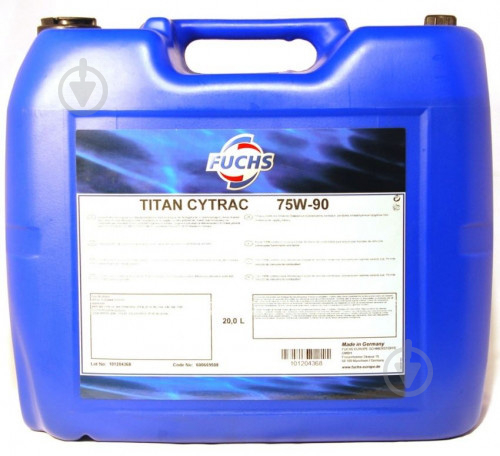 Мастило трансмісійне Fuchs TITAN CYTRAC HSY 75W-90 20 л (TITAN CYTR.HSY 75W-90 20L) - фото 1