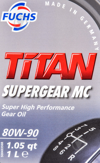 Масло трансмиссионное Fuchs TITAN SUPERGEAR 80W-90 1 л (TITAN SUPERGEAR 80W90 1L) - фото 2