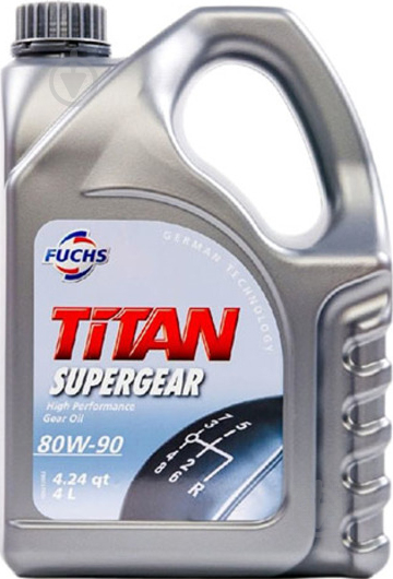 Масло трансмиссионное Fuchs TITAN SUPERGEAR 80W-90 4 л (TITAN SUPERGEAR 80W90 4L) - фото 1