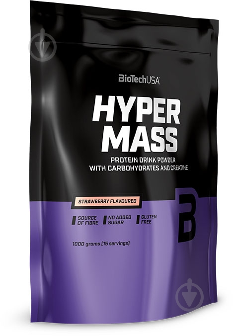 Гейнер Hyper Mass BioTechUSA Фундук 1000 г - фото 1