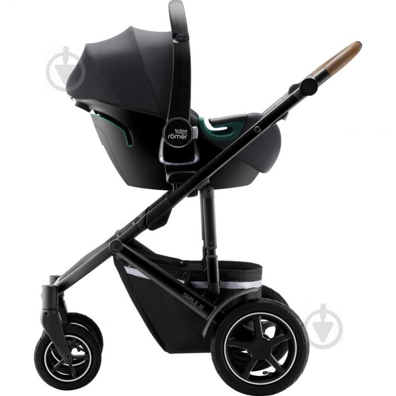 Автокресло Britax-Romer BABY-SAFE iSENSE (Midnight Grey) с платформой темно-серый 2000035099 - фото 10