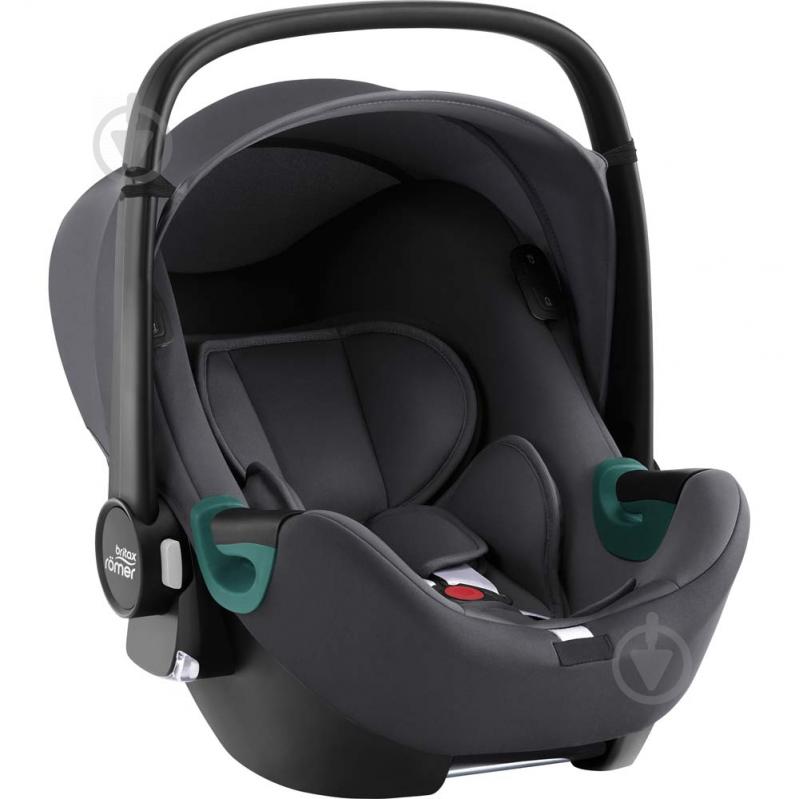 Автокресло Britax-Romer BABY-SAFE iSENSE (Midnight Grey) с платформой темно-серый 2000035099 - фото 8