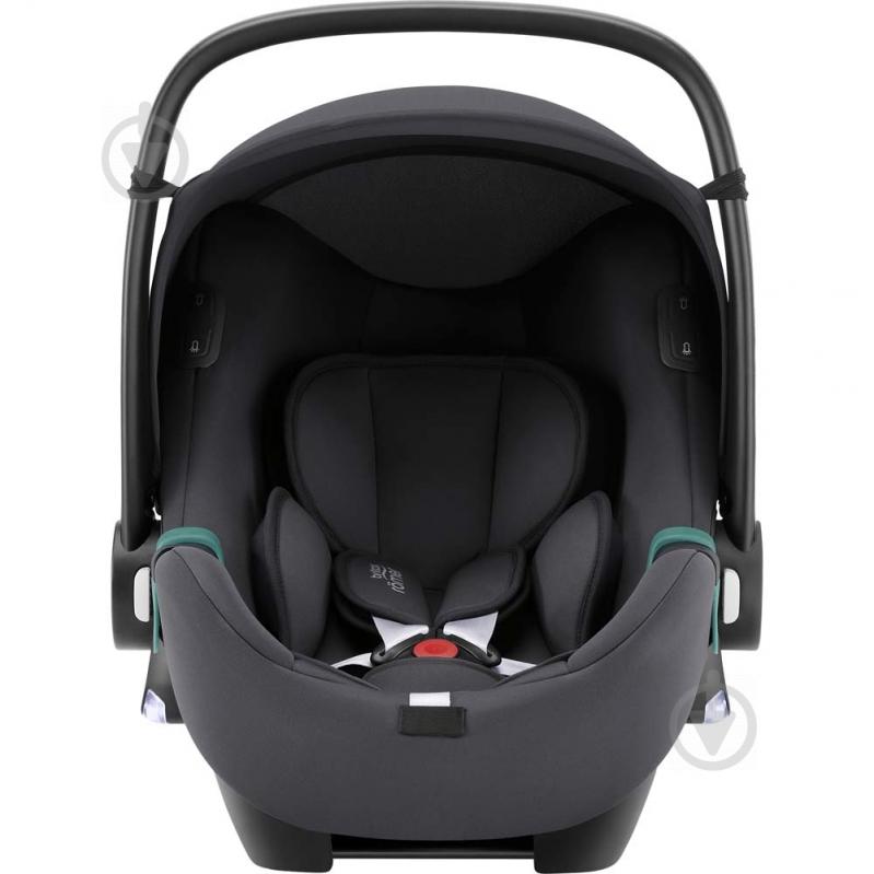 Автокресло Britax-Romer BABY-SAFE iSENSE (Midnight Grey) с платформой темно-серый 2000035099 - фото 9