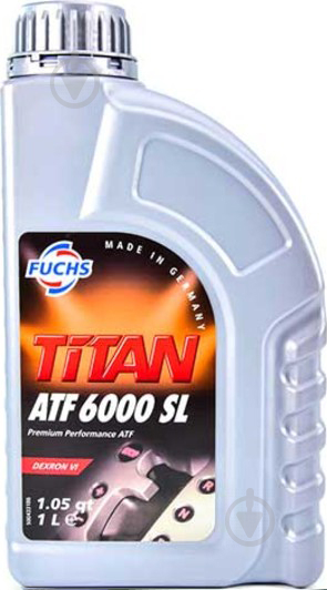 Масло трансмиссионное Fuchs Titan 6000 SL ATF 1 л (TITAN ATF 6000 SL 1L) - фото 1