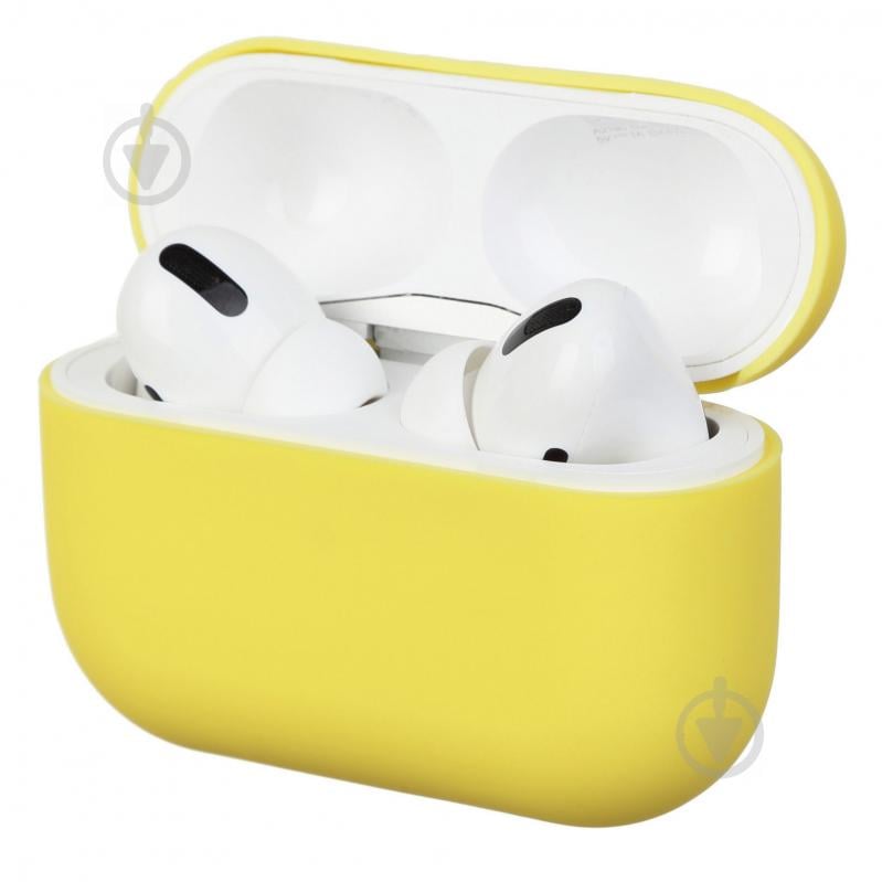 Чехол для наушников Armorstandart Ultrathin Silicone Case для Apple AirPods Pro golden ARM55965 - фото 1