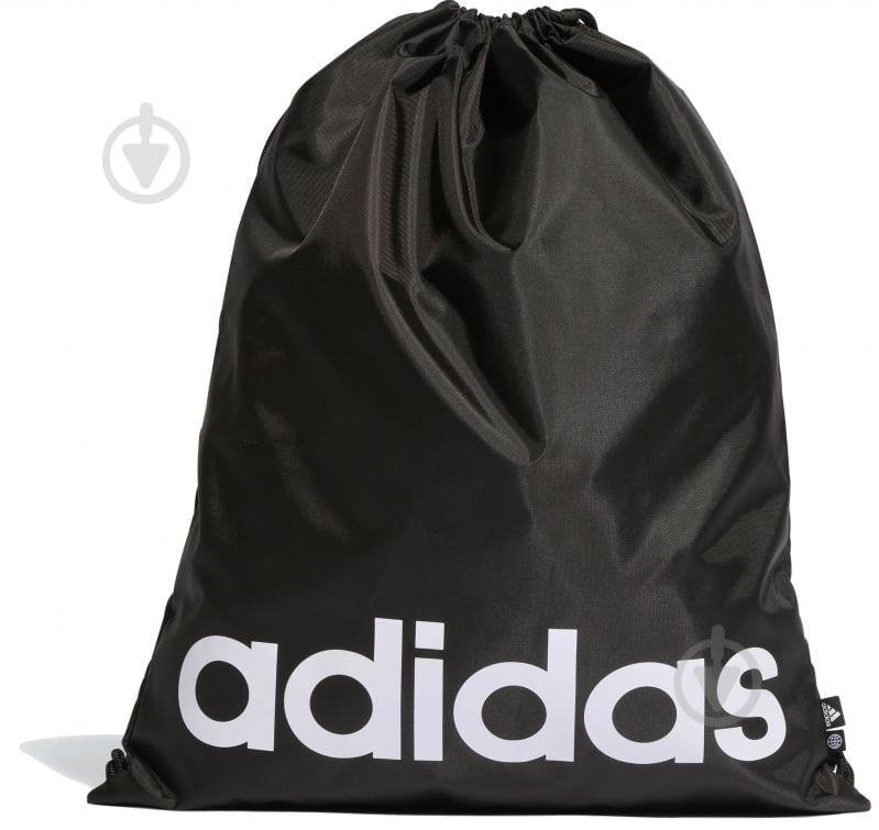 Сумка-мішок Adidas LINEAR GYMSACK HT4740 16 л чорний - фото 1