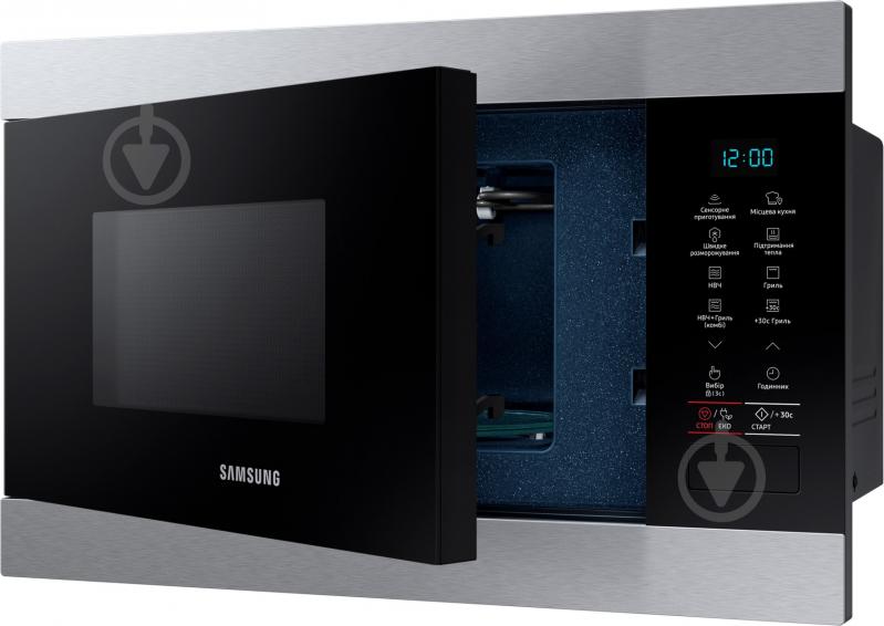 Комплект встраиваемой техники Samsung духовой шкаф NV7B4125ZAS/WT + микроволновка MG22M8074AT/UA - фото 5