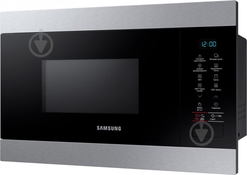 Комплект встраиваемой техники Samsung духовой шкаф NV7B4125ZAS/WT + микроволновка MG22M8074AT/UA - фото 4