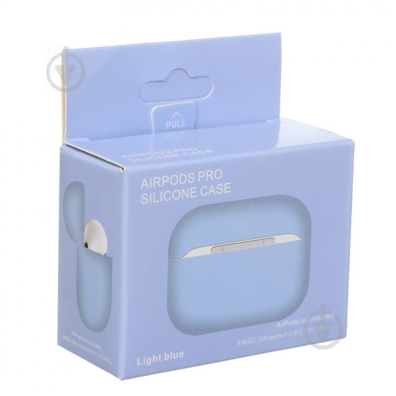 Чехол для наушников Armorstandart Ultrathin Silicone Case для Apple AirPods Pro light blue ARM55967 - фото 3