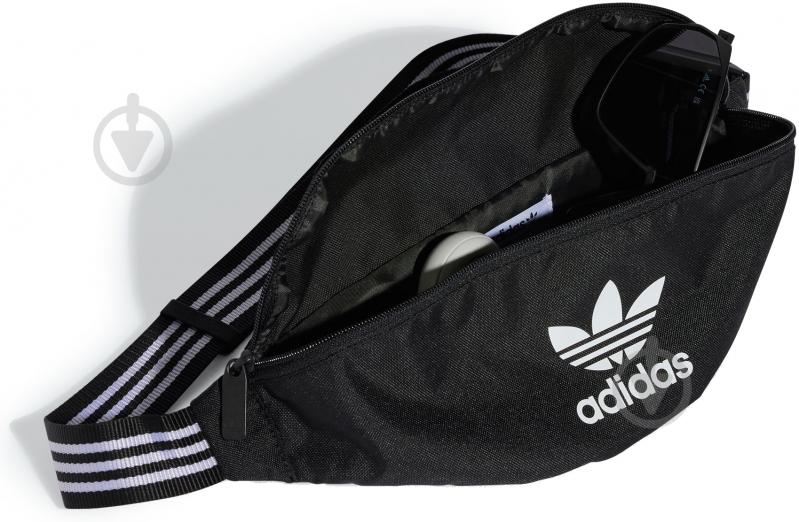 Сумка поясная Adidas ADICOLOR WAISTBAG IW0939 черный - фото 6