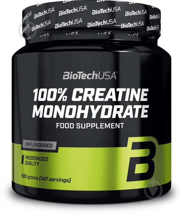 Креатин моногидрат BioTechUSA 100% Creatine Monohydrate без вкуса 500 г - фото 1