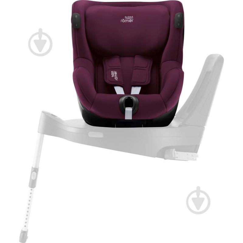 Автокресло Britax-Romer DUALFIX iSENSE (Burgundy Red) красный 2000035108 - фото 3