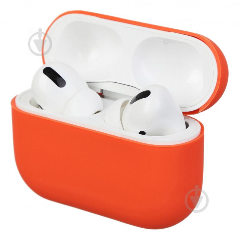 Чехол для наушников Armorstandart Ultrathin Silicone Case для Apple AirPods Pro orange ARM55959 - фото 1