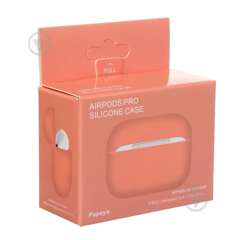 Чехол для наушников Armorstandart Ultrathin Silicone Case для Apple AirPods Pro papaya ARM55966 - фото 3