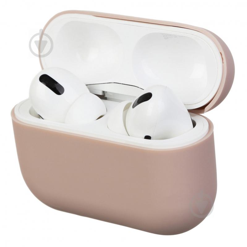 Чехол для наушников Armorstandart Ultrathin Silicone Case для Apple AirPods Pro powder ARM55951 - фото 1