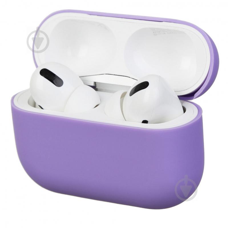 Чехол для наушников Armorstandart Ultrathin Silicone Case для Apple AirPods Pro purple ARM55958 - фото 1