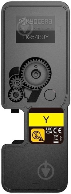 Картридж лазерный Kyocera TK-5480Y желтый - фото 1