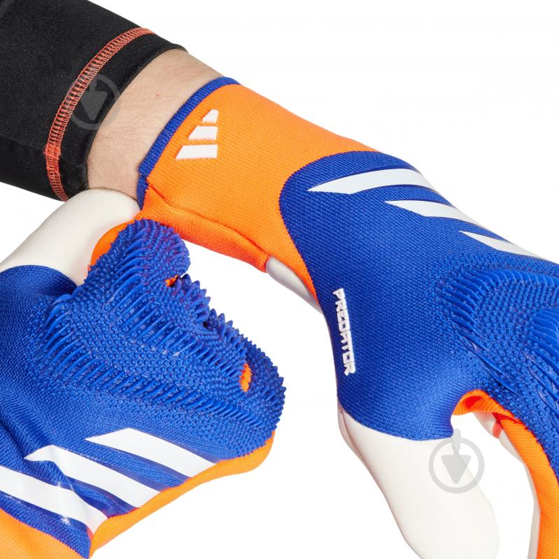 Воротарські рукавиці Adidas PREDATOR PRO IS7587 10 синій - фото 5