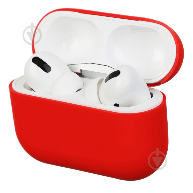 Чохол для навушників Armorstandart Ultrathin Silicone Case для Apple AirPods Pro red ARM55952 - фото 1