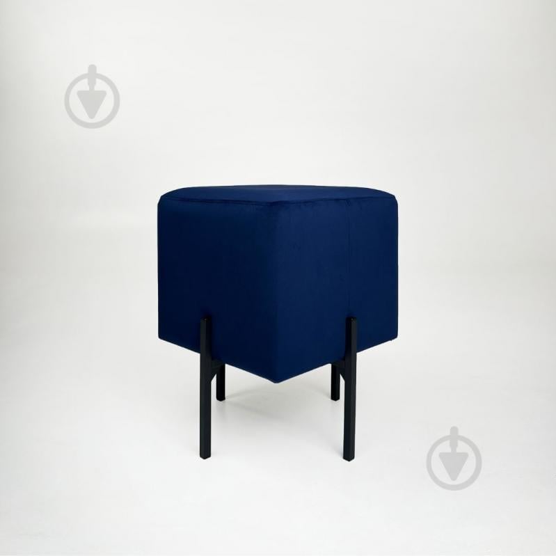 Пуф TWINSANN Tiffany 500х390 мм синий/черный - фото 2