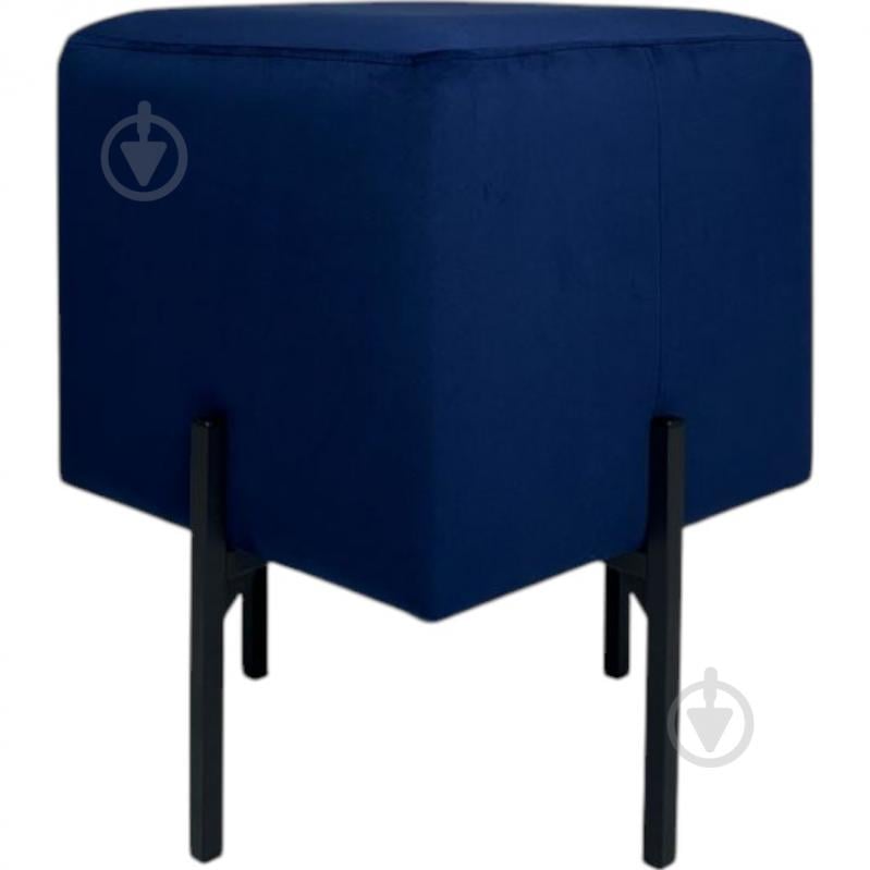 Пуф TWINSANN Tiffany 500х390 мм синий/черный - фото 1 Пуф TWINSANN Tiffany 500х390 мм синий/черный - фото 1