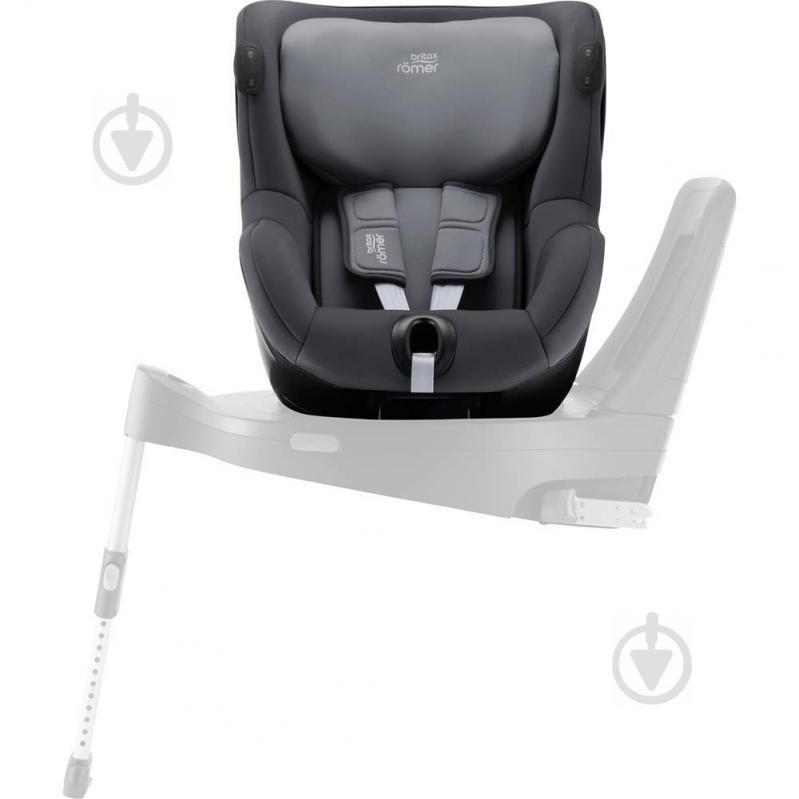 Автокресло Britax-Romer DUALFIX iSENSE (Midnight Grey) серый 2000035106 - фото 3