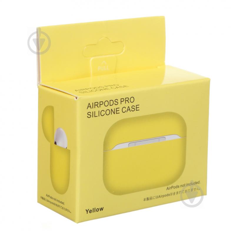 Чехол для наушников Armorstandart Ultrathin Silicone Case для Apple AirPods Pro yellow ARM55963 - фото 3