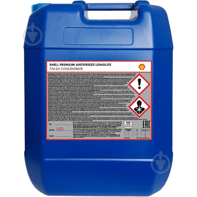 Антифриз SHELL Longlife 774 D-F G12+ від -20 до +104 концентрат 20 л рожевий (ТОВ-У510723) - фото 1 Антифриз SHELL Longlife 774 D-F G12+ від -20 до +104 концентрат 20 л рожевий (ТОВ-У510723) - фото 1