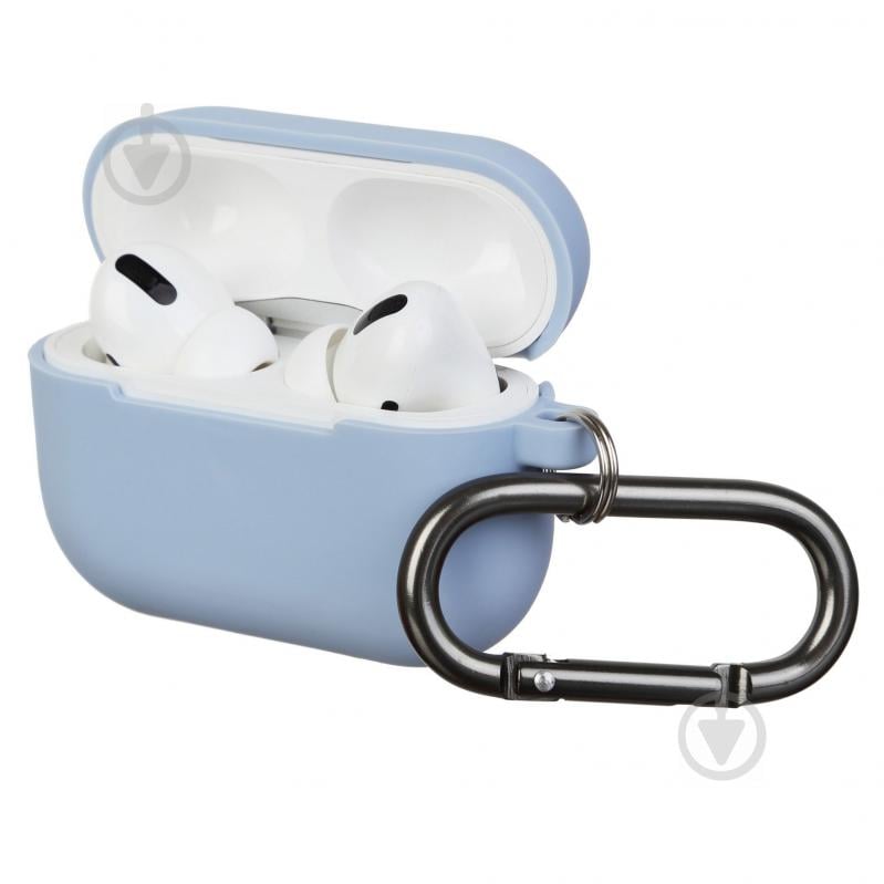 Чехол для наушников Armorstandart Hang Case для Apple Airpods Pro light blue ARM56063 - фото 1