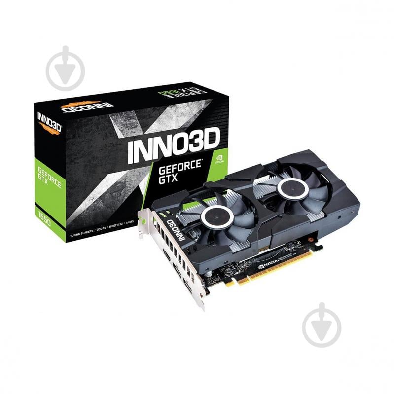 Відеокарта Inno3D GTX1650 4GB GDDR6 128bit (N16502-04D6X-1177VA25) - фото 4