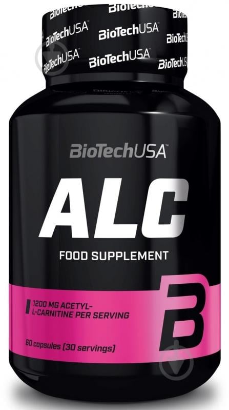 Карнитин BioTechUSA ALC 60 caps без вкуса 700 г 60 капс. 30 порц. - фото 1