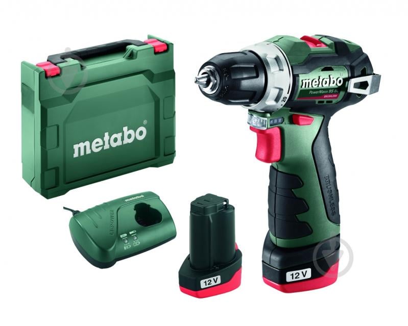 Шуруповерт аккумуляторный Metabo PowerMaxx BS BL 601721500 - фото 1