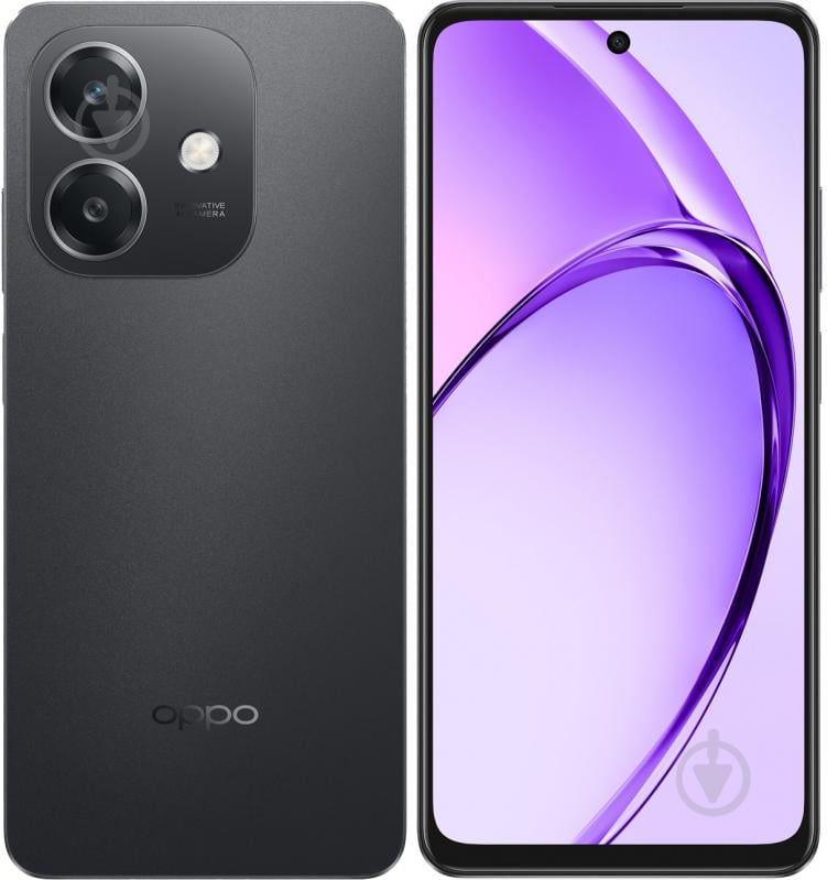 Смартфон OPPO A3 CPH2669 6/128GB sparkle black (CPH2669) - фото 1