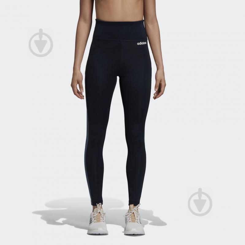 Лосины Adidas W EM Tight EH6452 р.XS темно-синий - фото 3