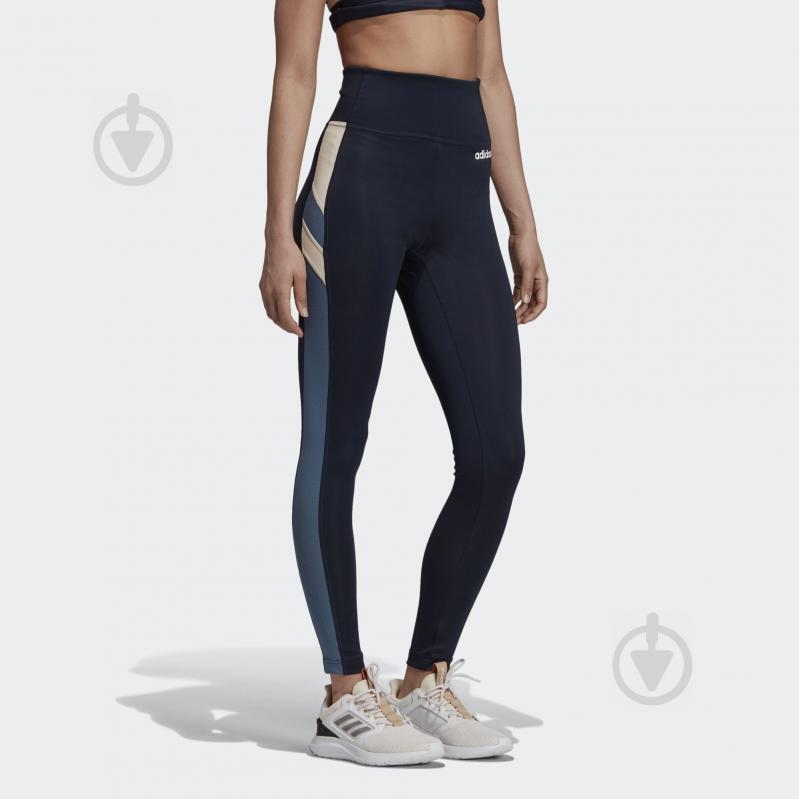 Лосины Adidas W EM Tight EH6452 р.XS темно-синий - фото 4