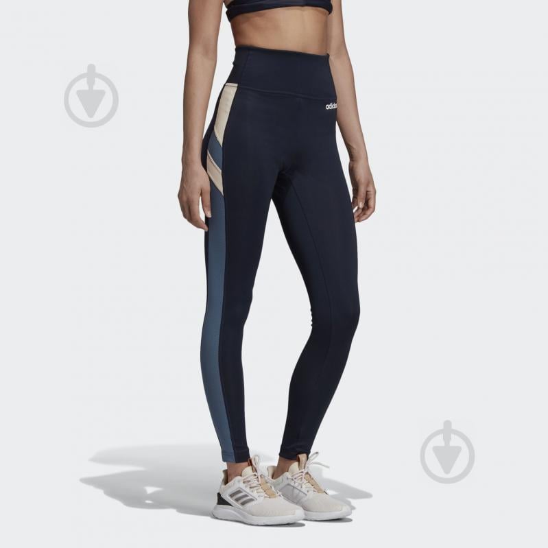 Лосини Adidas W EM Tight EH6452 р.S темно-синій - фото 4