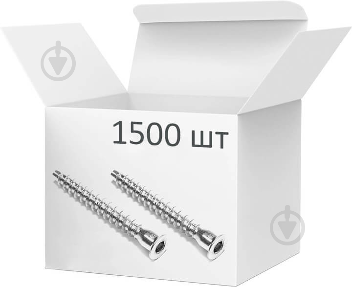 Конфирмат BASIC 7 х 70 мм SW4 сталь оцинкованная Hafele 264.43.293 - фото 1