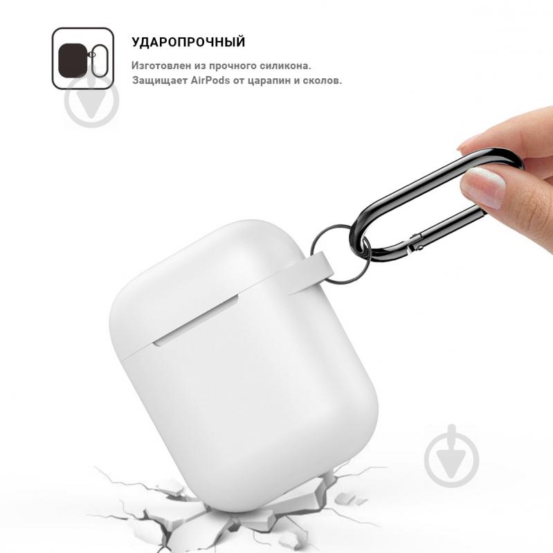 Чехол для наушников Armorstandart Hang Case для Apple AirPods purple/sea blue ARM53768 - фото 2