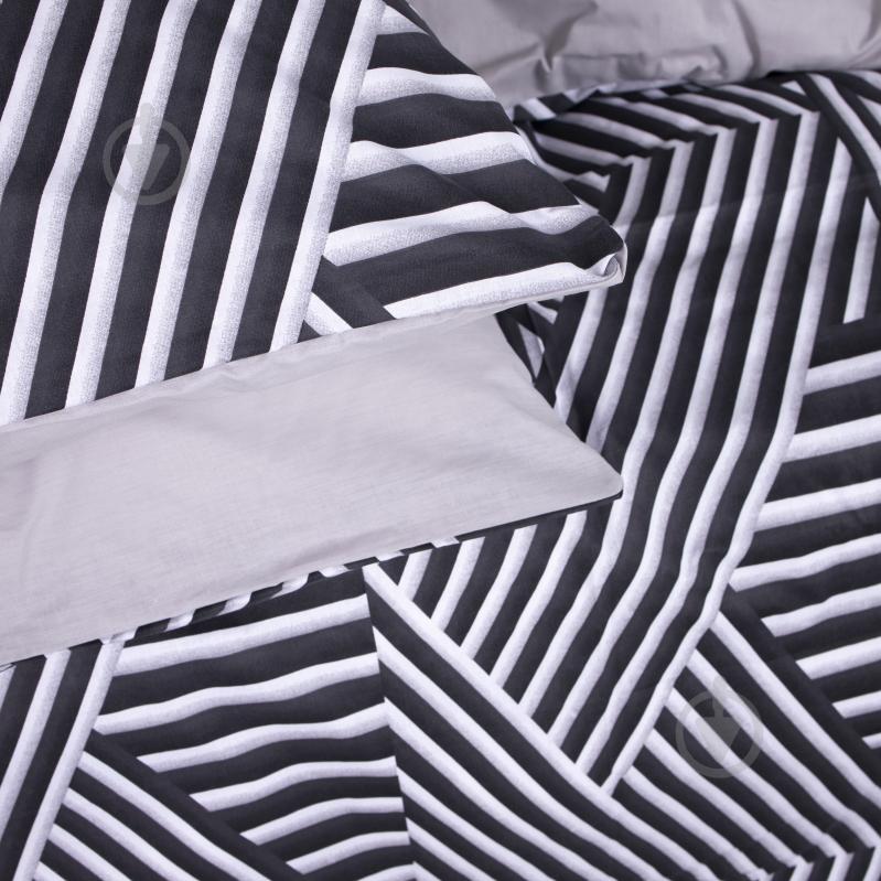 Комплект постельного белья Бязь Ranforce Elite 17-0629 Diamond Black White 143х210 см черный/белый MirSon - фото 5 Комплект постельного белья Бязь Ranforce Elite 17-0629 Diamond Black White 143х210 см черный/белый MirSon - фото 5