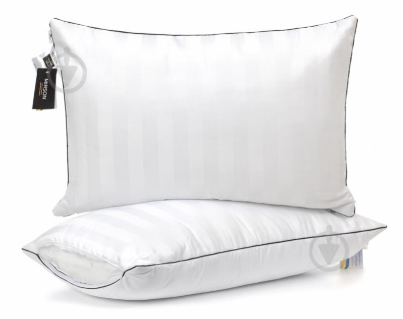 Подушка №498 Royal Hand Made Eco-Soft мягкая MirSon 45x45 см белый - фото 1